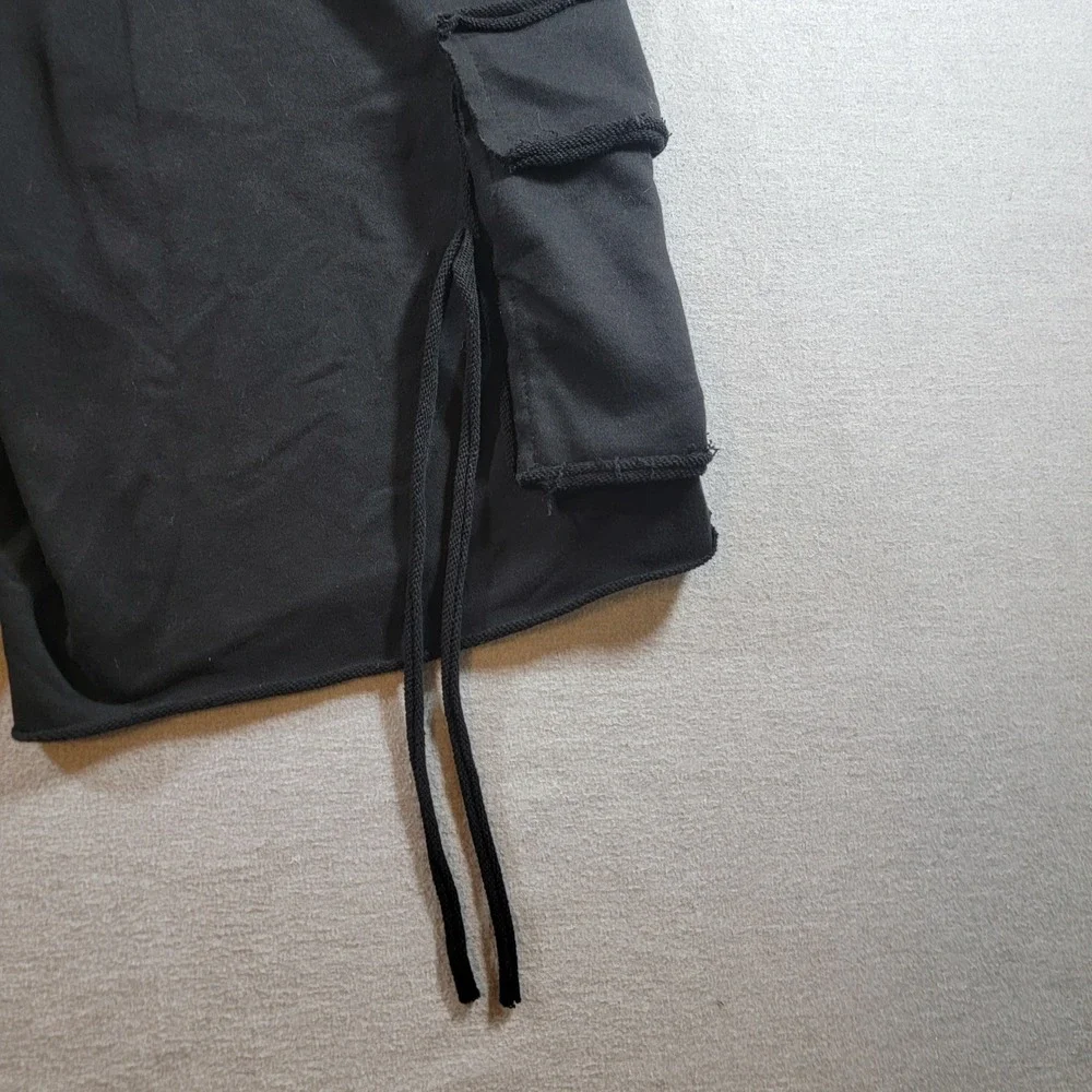 11BYBBS DARK Cargo Shorts Mens Medium Black Excellent Techwear Streetwear Goth